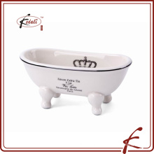 ceramic shell bathroom shower soap dish